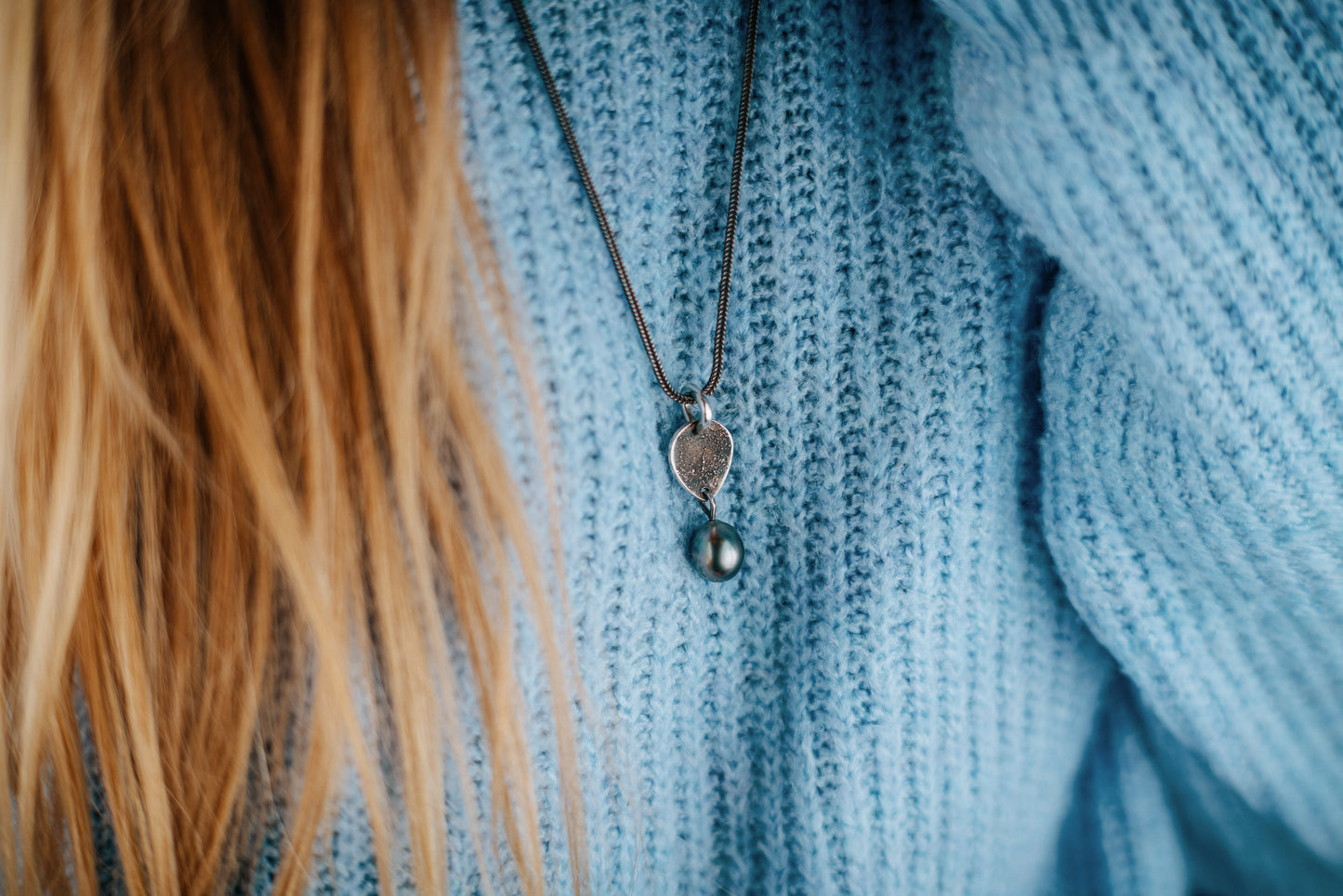 Collier die Unrunden black pearl