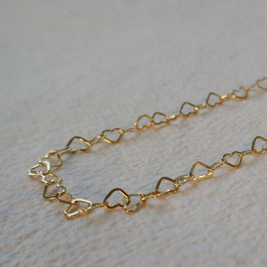 Herzkette Gold