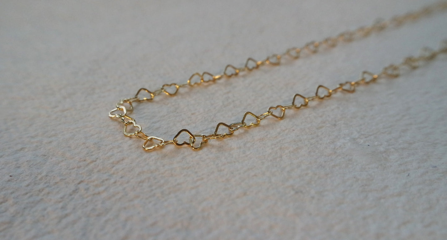 Herzkette Gold