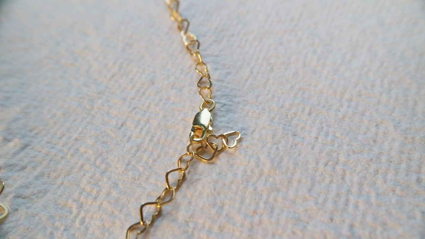 Herzchenarmband Gold