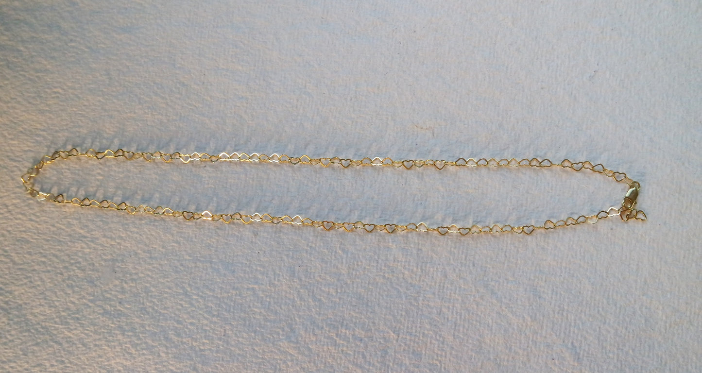 Herzkette Gold