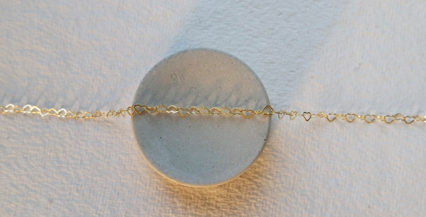 Herzkette Gold