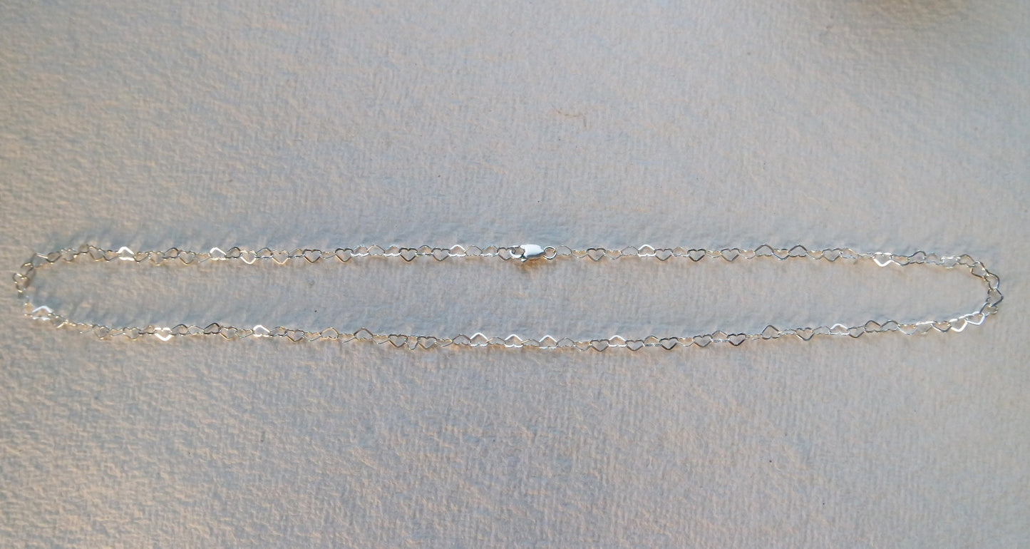 Herzkette Silber