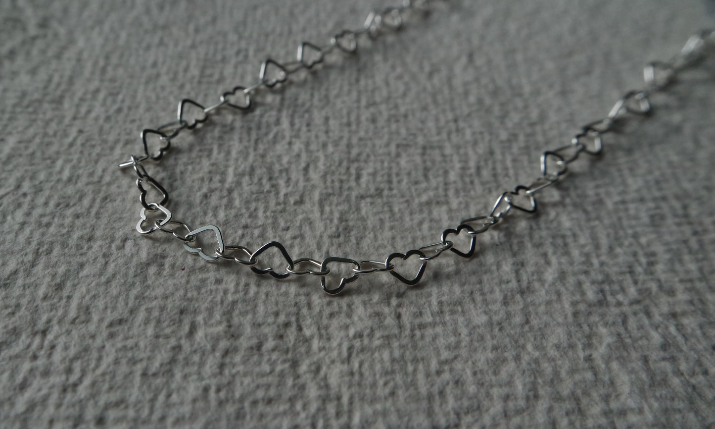 Herzkette Silber