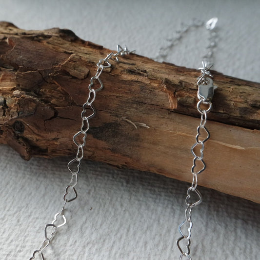 Herzkette Silber