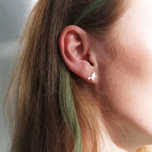 Hexenohrringe mini silber