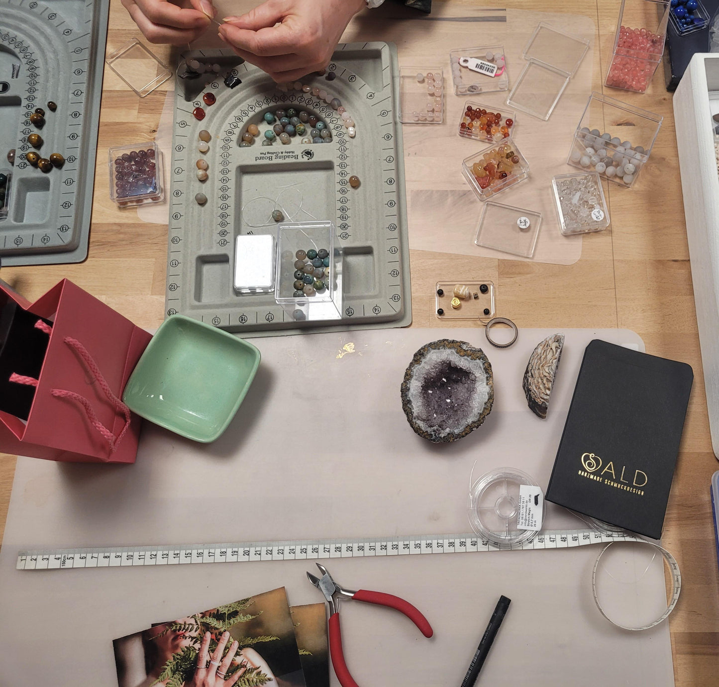 Schmuckworkshop Edelsteinarmband